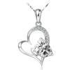 925 Sterling Silver Pendant Necklace For Women Heart Necklace Silver 925 Jewelry Women Necklace 925