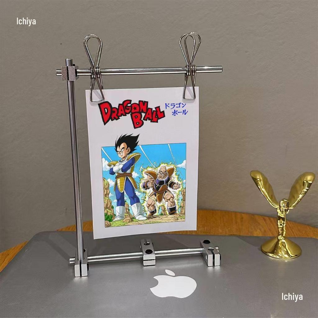 Desktop Photo and Card Display Stand | Linear Shaft Notepad Holder | Desk Ornament | Coffee Shop Menu Holder