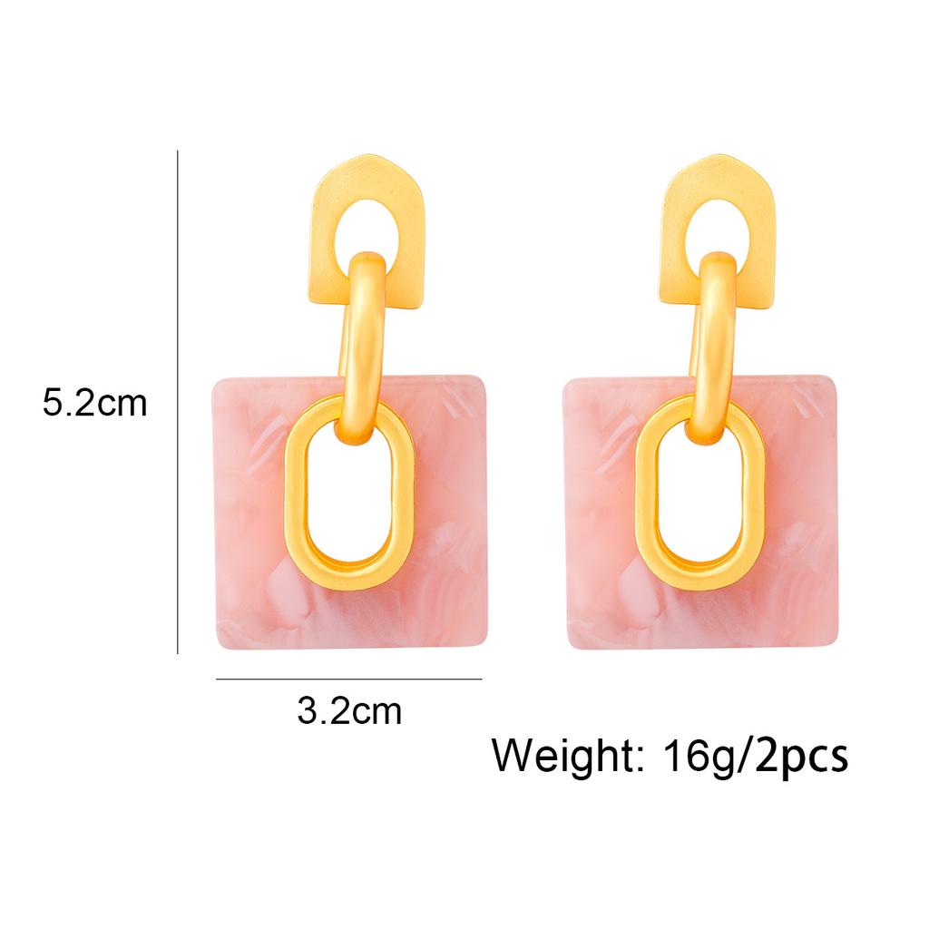 Модные геометрические серьги