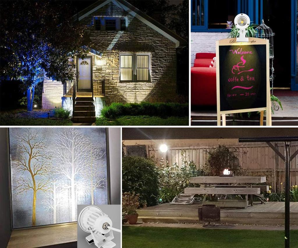 FSLiving 7W with remote light emitting color can be light bulb for blackboard LED clip piccolo cord length LED clip rainproof clip desk white body