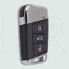 DR Modified Car Remote Flip Key Shell Case For VW Volkswagen Passat Golf 6 7 Polo MK7 8 Tiguan Seat Skoda Superb Octavia Atlas
