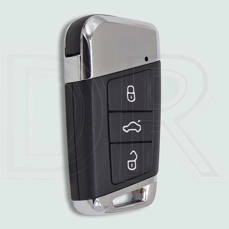 DR Modified Car Remote Flip Key Shell Case For VW Volkswagen Passat Golf 6 7 Polo MK7 8 Tiguan Seat Skoda Superb Octavia Atlas