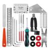 File Leveling Action Ruler Repairing Set Maintenance Tools 3 In 1 String Winder Guitar Tools Kits