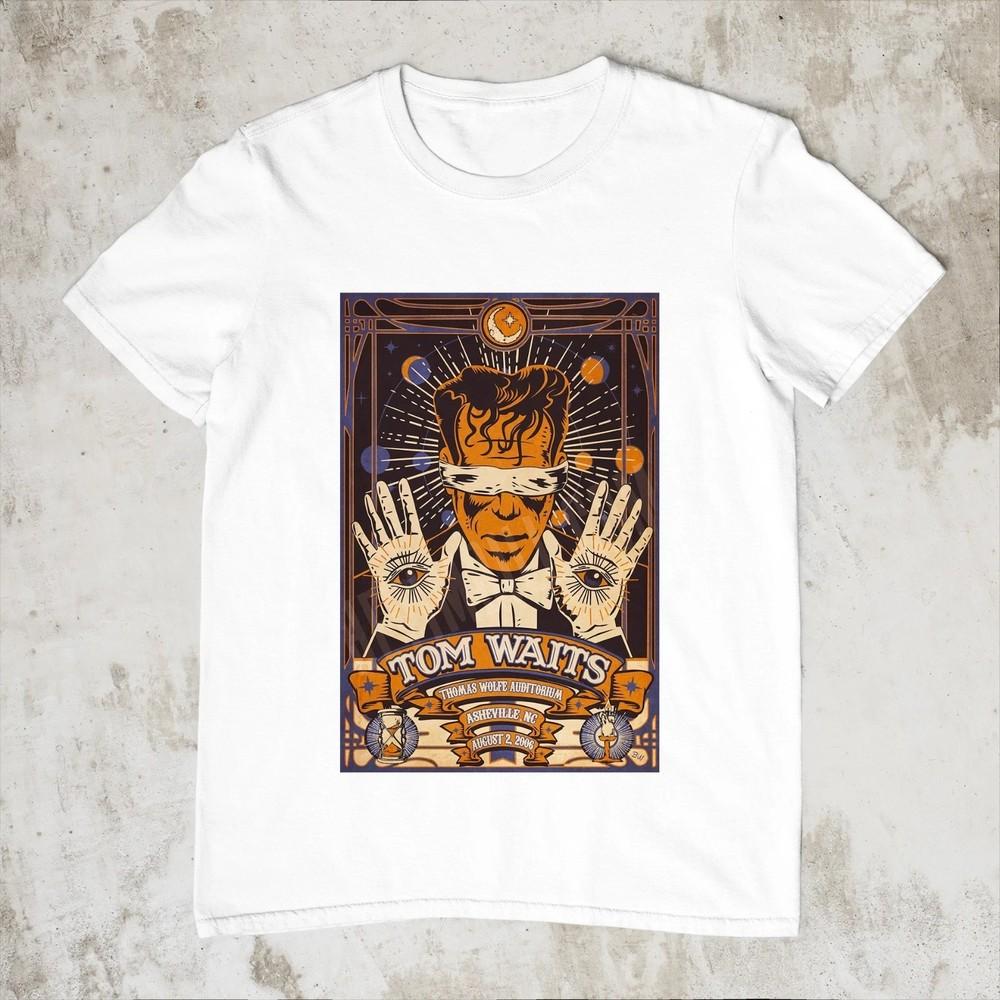 Tom Waits Diabolist Cotton Short Sleeve T Shirt Full Size S5XL BT917 Unisex T-Shirt