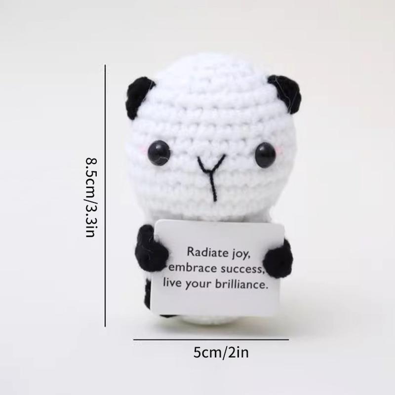 Crochet Ornament Finished Positive Crochet Animals Sloth Chicken Desk Accessories Home Office Decoration Home Decor