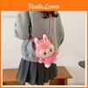 Cartoon Plush Character Shoulder Crossbody Bag For Kids And School Use