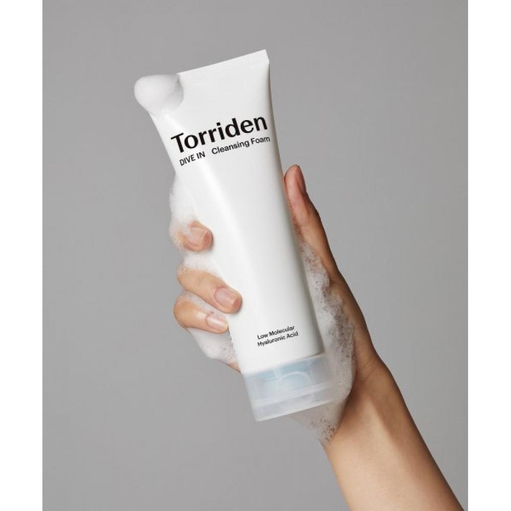 Torriden Dive In низкомолекулярная очищающая пена с гиалуроновой кислотой 150 мл X 2