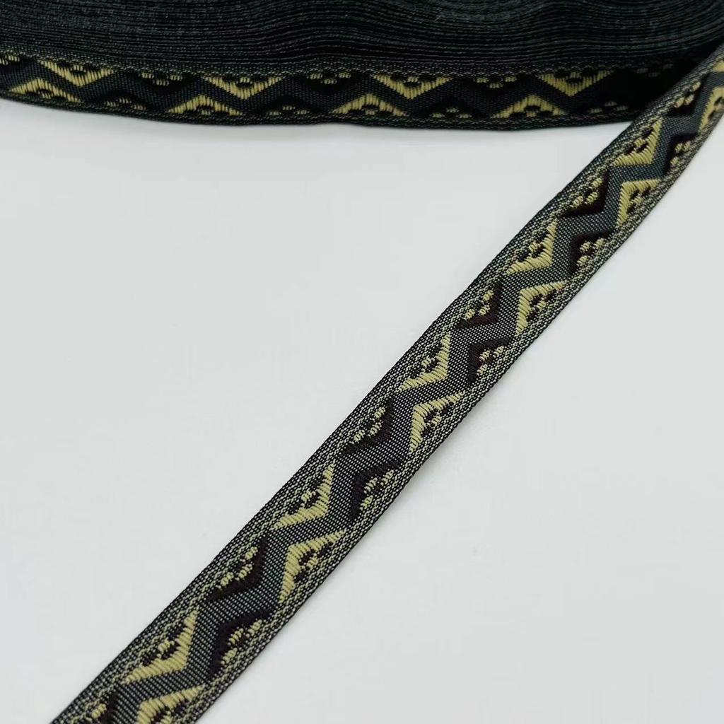 Bohemian Jacquard Webbing Hanfu Clothing Accessories Diy Accessories Hairpin Lace Belt