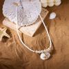 Ожерелье «Морская звезда» - Серф и пляжная бохо-бижутерия Морская звезда Черепаха Ожерелья-чокеры из бусин, Регулируемые ожерелья, Океанский подарок