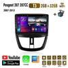 2 Din Android для Peugeot 207 207CC 2007-2013 Автомобильное радио Мультимедийный плеер Carplay Авто Стерео WIFI GPS DVD головное устройство 2 + 32 ГБ