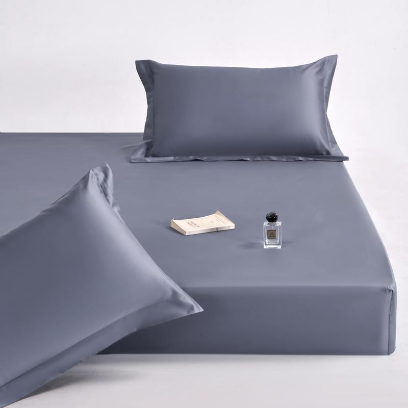 Комплект постельного белья из египетского хлопка 4/6 шт., роскошная простыня на резинке 1000TC, плоская простыня, наволочка, двуспальная кровать размера King Queen Size, мягкие комплекты постельного белья