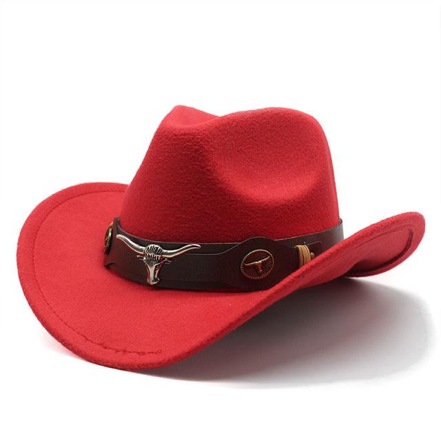 Winter Women 'S Men 'S Wool Hollow Western Cowboy Hat With Fashion Belt Gentleman Lady Jazz Cowgirl Toca Sombrero Cap