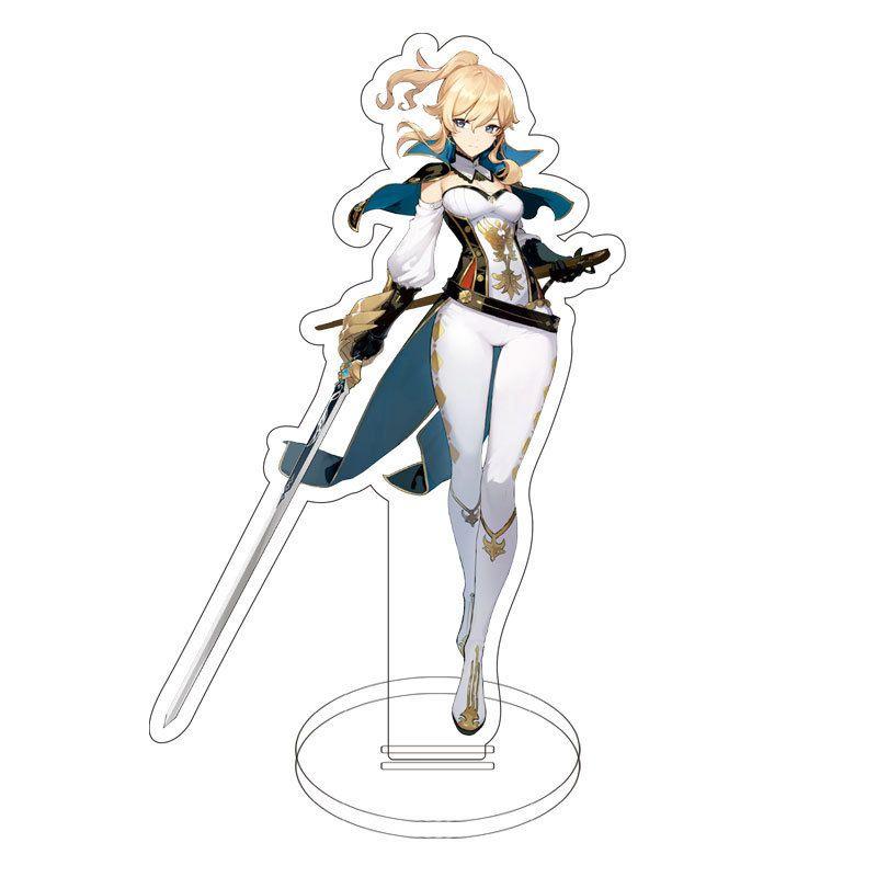 Изысканная акриловая подставка-фигурка Genshin Impact с Клии, Кэ Цин, Гань Юй для настольной демонстрации
