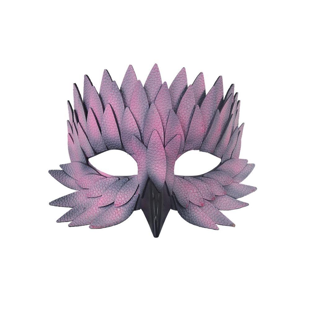 Owl Shape Costume Party Mask Colorful Feather Mask Creative Party Mask Costume Party