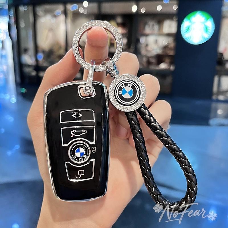 TIIU6 Car Remote Key Case Cover Protector For BMW 1 2 3 4 5 6 7 Series X1 X3 X4 X5 X6 F36 F25 F26 F30 F34 F10 F07 F20 Z10 Car stickers