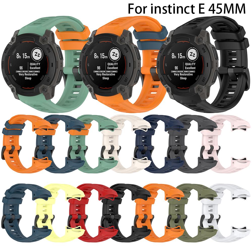 Ремешок для Garmin Instinct E 40 мм 45 мм ремешок для умных часов мягкий силиконовый ремешок для часов наручные браслеты ремешок на запястье аксессуары