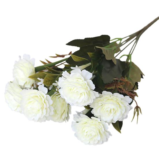 Easy Care No Withering Simulation Flower Chic Realistic Artificial Peony Branch