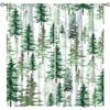 Country Forest Curtain Wild Animal Bear Deer fox Wolf Country Printed Curtain Semi-blackout Drape Bedroom Window Living Area Room Pair Of 2 Panels