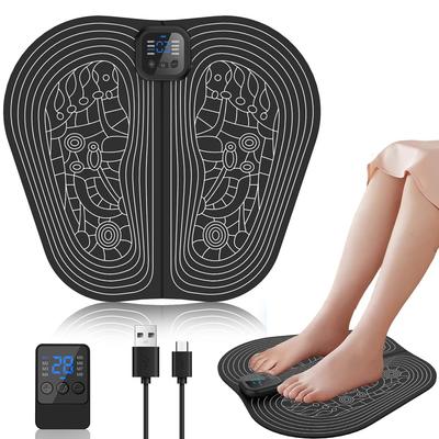 Для EMS коврика для ног с 8 30 уровнями интенсивности для подошв и USB пульт дистанционного управления складной для легкого отличный подарок на День уважения к пожилым людям или инструкции