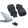 Адаптер питания IEC 320 C14 - C7 Разъем IEC C7 - C14 3-контактный C14 Male - C7 Female Преобразователь питания Разъем