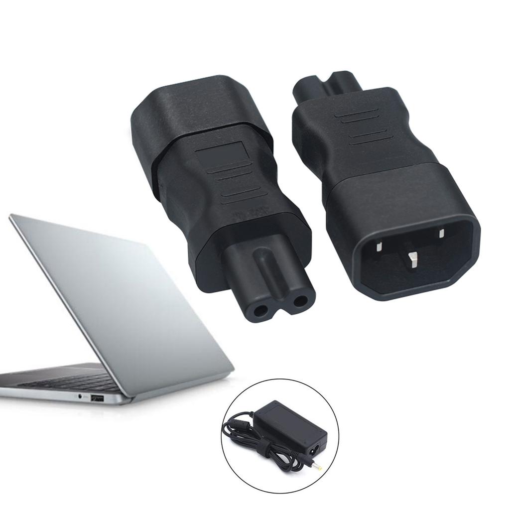 Адаптер питания IEC 320 C14 - C7 Разъем IEC C7 - C14 3-контактный C14 Male - C7 Female Преобразователь питания Разъем