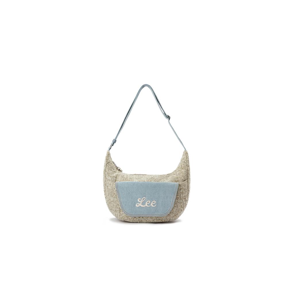 New Lee PU Shoulder Bag Women's Beige Cyan LE250030M-422