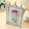 1 Children's Photo Frame Inlaid with Imitation Pearls and Rhinestone Crowns for Room Tabletop Christmas and Halloween Decoration