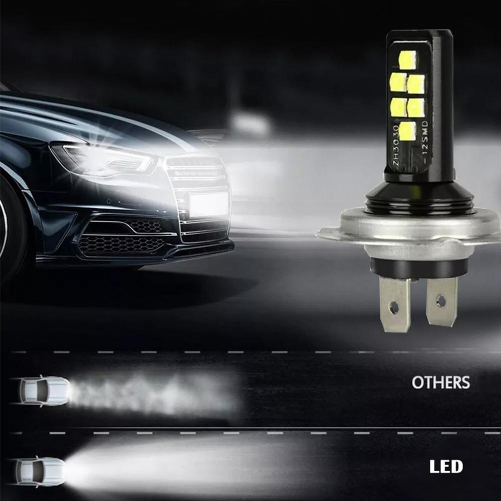 Car LED Fog Lights H3 881 880 H1 4014 30smd High Brightness Kit 6000K Headlight Car Bulb Access K1B8