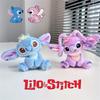 Cuddly Disney Lilo Stitch 3.9in Angel Plush Keychain Soft Stuffed Doll Kids Xmas Gift