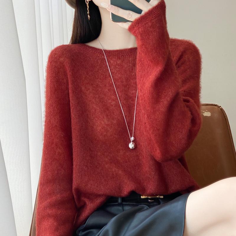 Женский кашемировый свитер Qinghe кашемир 30% кашемир 70% шерсть осенне-зимний пуловер теплый и модный