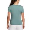 Nike T Shirts Women's Green Crew Neck Moderate FV5509-018