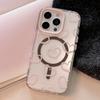 Серый Розовый Граффити Любовь для IPhone17 для Apple 16promax Чехол для Мобильного Телефона для14 Личность 13 Прозрачный 11 Магнитное Притяжение