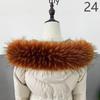 Women Neckerchief Faux Fur Collar Fluffy Collar Warm Wrap Shawl Scarves Soft Fur Scarf Winter Warm