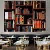 Fabric Retro Bookshelf Tapestry Wall Hanging Geometry Hippie Tapestry Home Room Decor Aesthetic Decoration