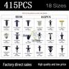 415PCS Ford Car Door & Bumper Retainer Clips Set HE06