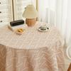 Белая французская скатерть легкая роскошь хлопок лен круглая прямоугольная скатерть для прилавка чайного столика тканевое искусство свадебное украшение на день рождения