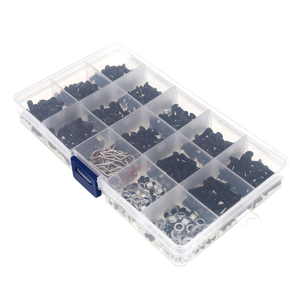 Screws Box Set for 1/8 1/10 HSP Traxxas TRX-4 TRX-6 Tamiya CFX MST HPI Kyosho D90 Scx10 D110 AXIAL D110 RC Car Parts Repair Tool