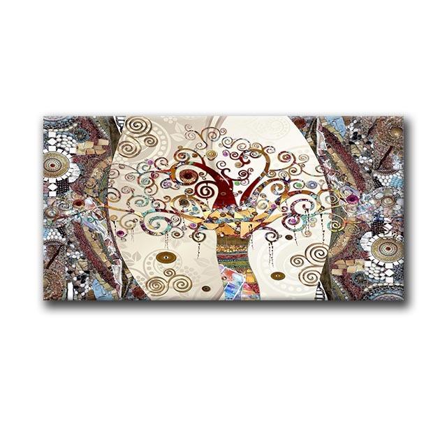 Древо Жизни Пейзаж Картина Маслом Холст Стены Искусства Плакат Современная Спальня Украшение Картина