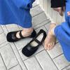 Мода 2024 года, модная женская обувь на резинке, женские балетки, осенние туфли с квадратным носком, галстук-бабочка, подошва Solft, повседневная, удобная, офисная женская обувь