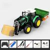 1:24 Remote Control Car For Kids Simulation Electric Farmer Harvester Model RC Car Toy Christmas Gifts For Boys Girls