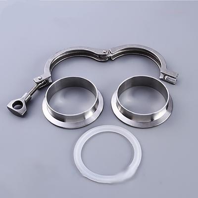 SUS 304, 1,5 дюйма Набор фитингов Tri-clamp из нержавеющей стали