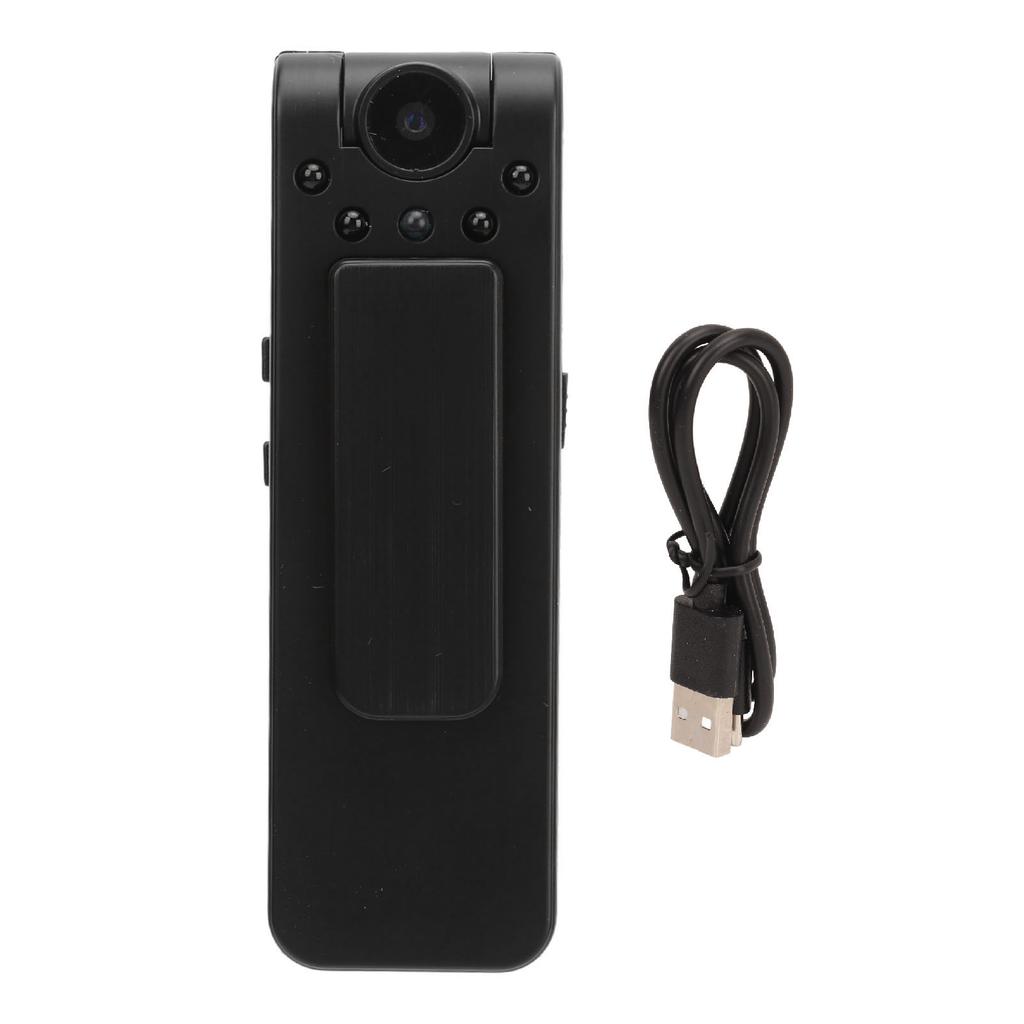 Mini DV Camera 180 Degree Back Clip 1080P HD Night Vision Long Lasting 256G Small Memory Card