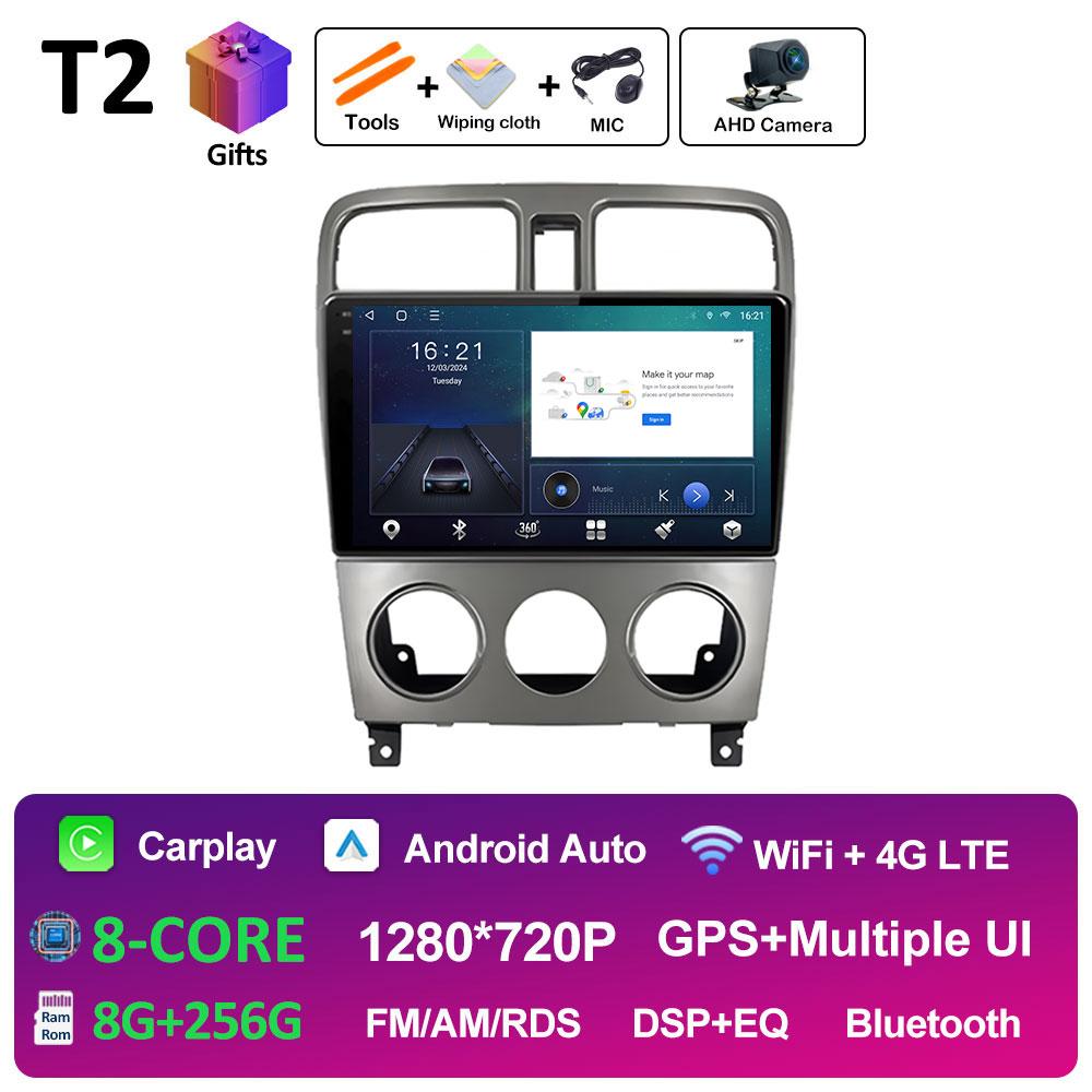 Для Subaru Forester SG 2002 2001 2002 2003 - 2008 Беспроводной Carplay Android Auto Автомобильный Мультимедийный Видеоплеер DSP Стерео Головное Устройство
