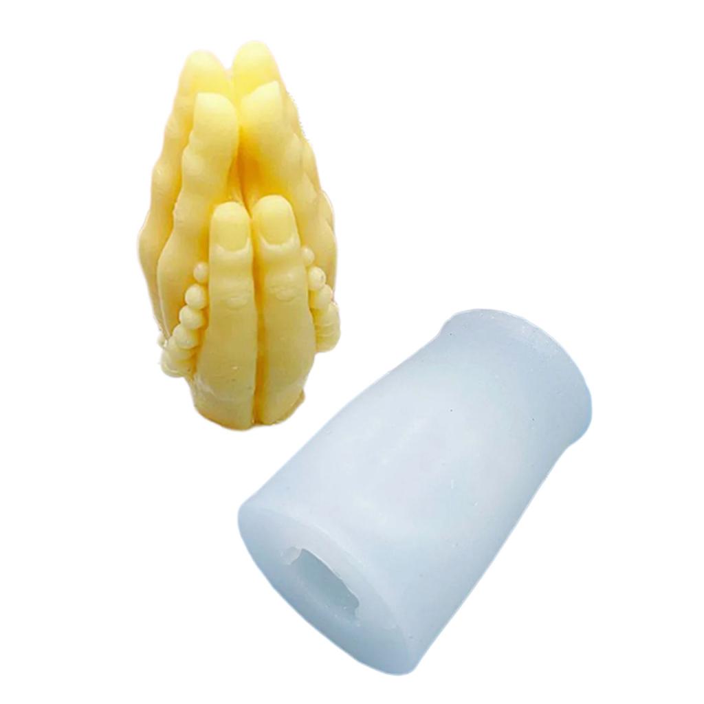 Praying Hand Resin Molds Candle Molds for Making Candle Soap Chocolate Cake Fondant Room Decorations DIY Craft Baking