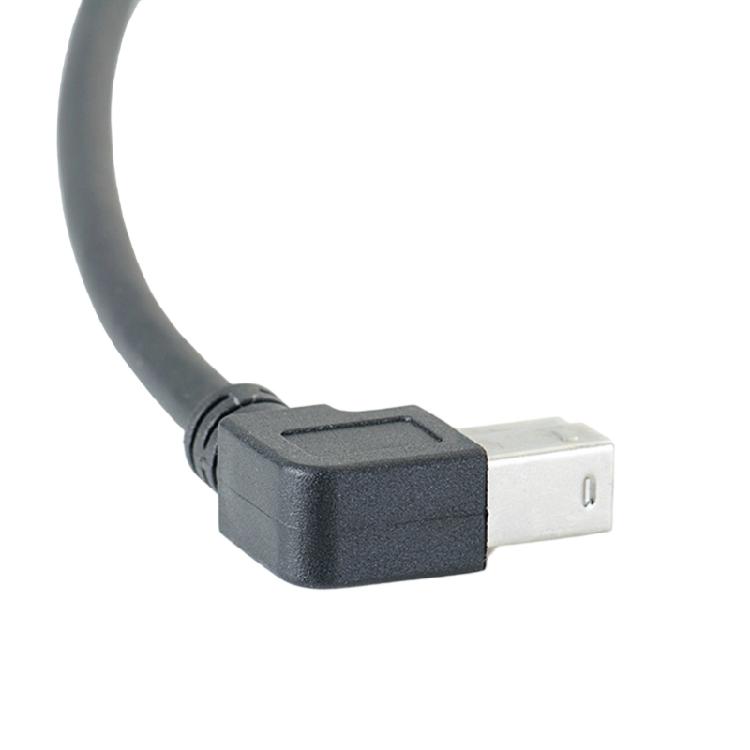 Кабель-удлинитель USB 3.0 B с креплением на панель, 20 дюймов, с винтовым креплением, усиленный, экранированный, для принтеров, сканеров, быстрая передача