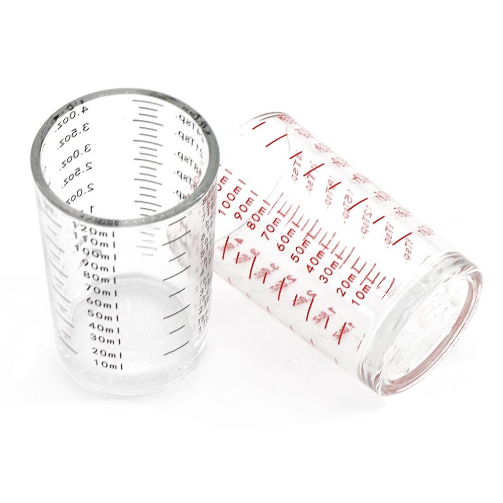 4 унции/120 мл Аксессуары для бара Сверхпрочный Мерный стакан с делениями Инструменты бармена Стопка Джиггер