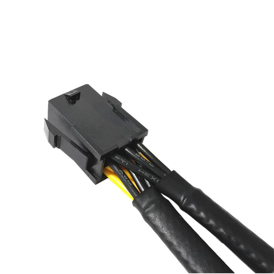 Упаковка из 10 штук PCI Express 6-pin на двойной 8-pin (6+2 контакта) Адаптер питания для видеокарты