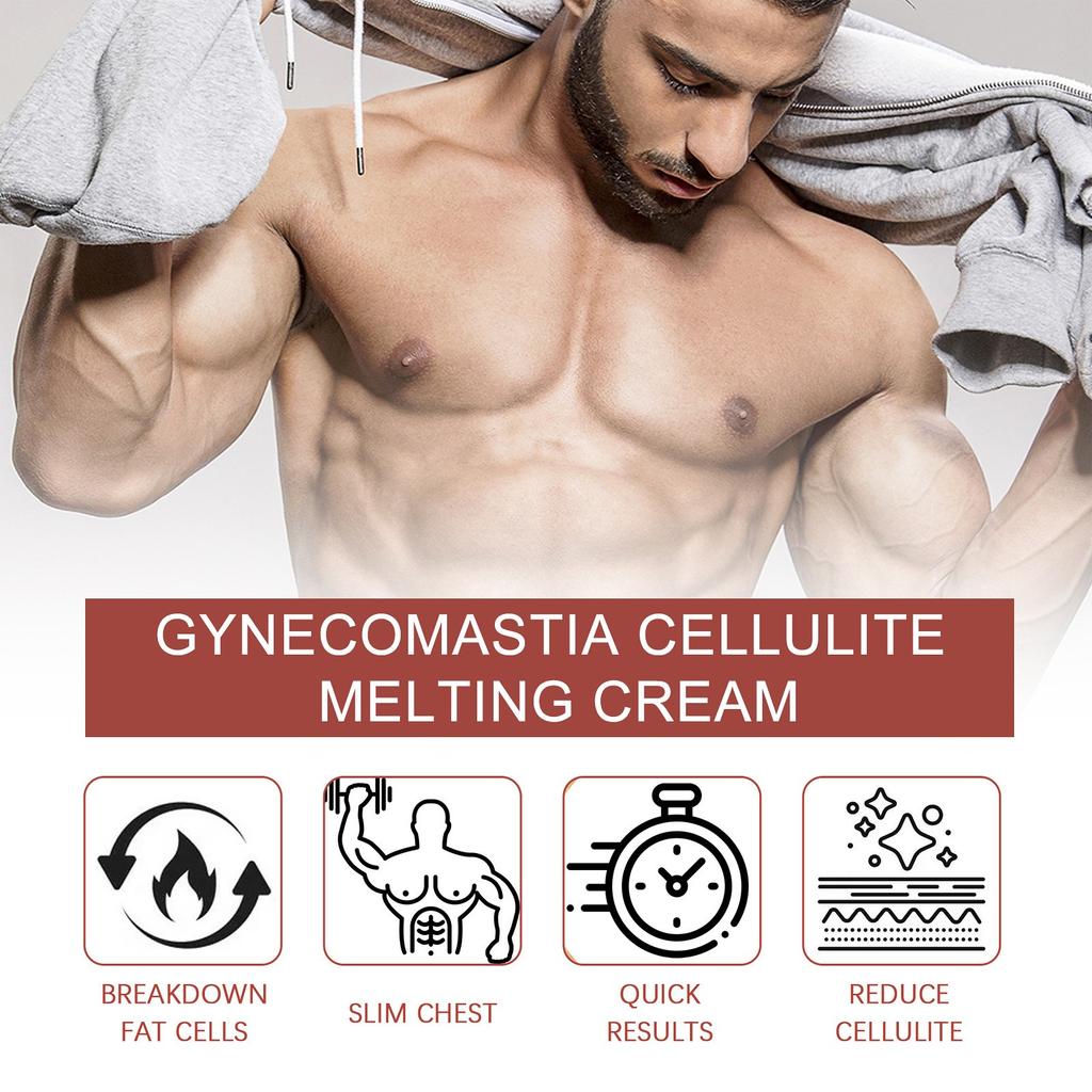 Крем для ухода за кожей груди для мужчин Нежный увлажняющий массаж кожи груди Крем для ухода за кожей груди