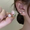 Серьги-гвоздики Silver Needle Dongdaemun Fresh Colorful - Простые, Универсальные, Роскошные гвоздики с ощущением высокого класса