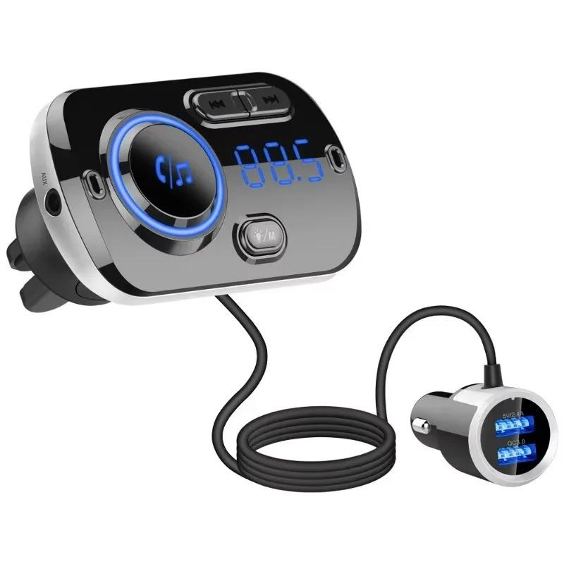 USB Быстрое Зарядное Устройство QC3.0 Автоаксессуары FM Модуль Автомобильный FM Передатчик Handsfree Беспроводной Bluetooth 5.0 Автомобильный Комплект MP3 Музыкальный Плеер
